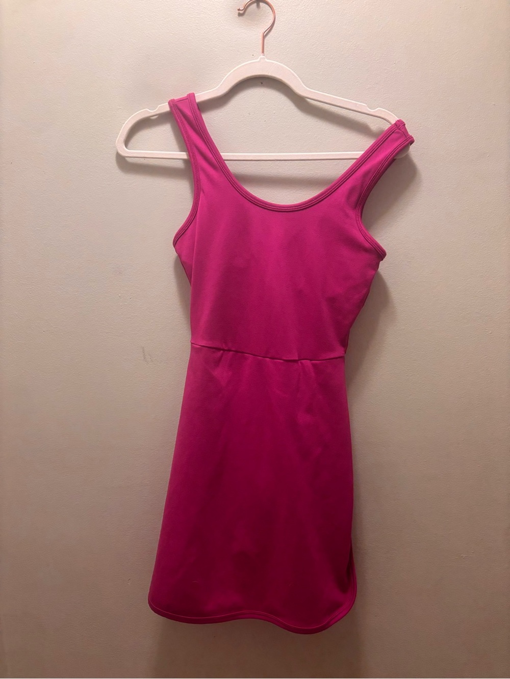 Balance Collection Hot Pink Scoop Neck Tennis Dress